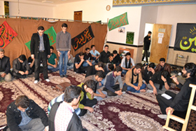 اولین مراسم هیئت عشاق الحسین دانشگاه مهرآستان