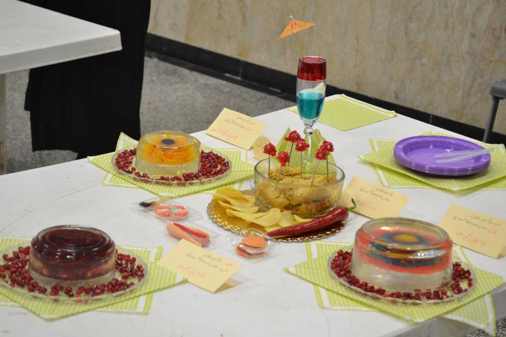 دسرهای خوشگل و خوشمزه در جشنواره غذای دانشجویی