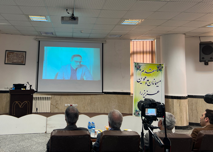 دکتر مصطفی امین ناصری سخران کلیدی کنفرانس ملی مدیریت مهندسی